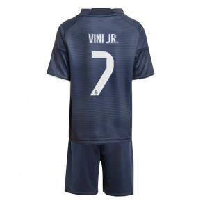 Real Madrid Vinicius Junior #7 Udebanetrøje Børn 2025-26 Kortærmet (+ Korte bukser)